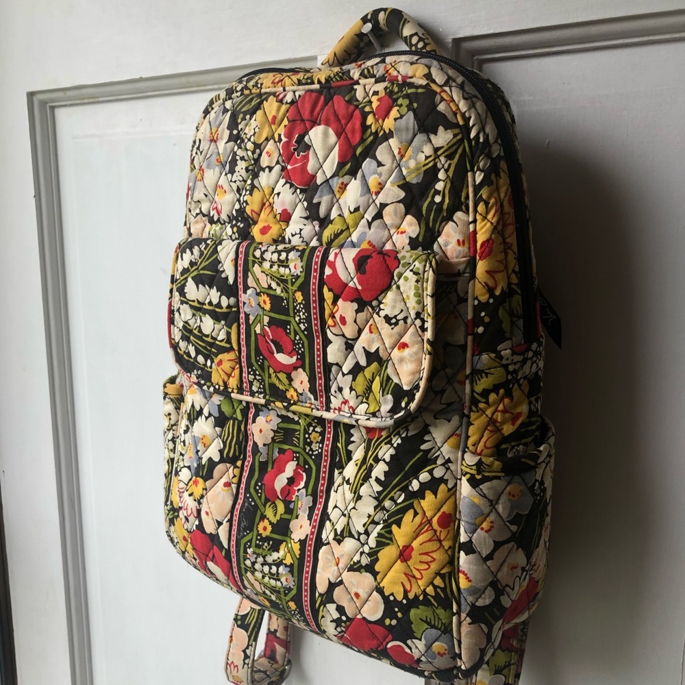 Vera Bradley // Poppy Fields Small Backpack - Picture 2 of 4
